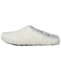 Marni Long hair Calfskin Fussbett Sabot White SBMR000600P412200W02