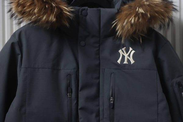 _mlb___1D239E818F514 MLB Second generation large fur collar workwear gray