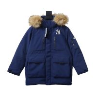 MLB Second generation large fur collar workwear blue MLB Second generation large fur collar workwear blue