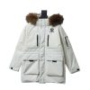 MLB Second generation large fur collar workwear white MLB Second generation large fur collar workwear white