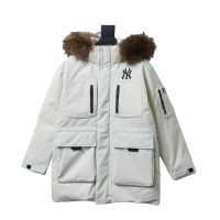 MLB Second generation large fur collar workwear white MLB Second generation large fur collar workwear white