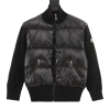 Moncler Filled Bomber Wool Down Jacket Black Moncler Filled Bomber Wool Down Jacket Black