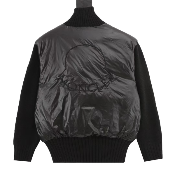 moncler__wool_down_jacket_black_mm003_1B2F20B43341E Moncler Filled Bomber Wool Down Jacket Black
