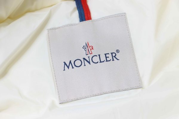 Moncler Velvet Down Vest White