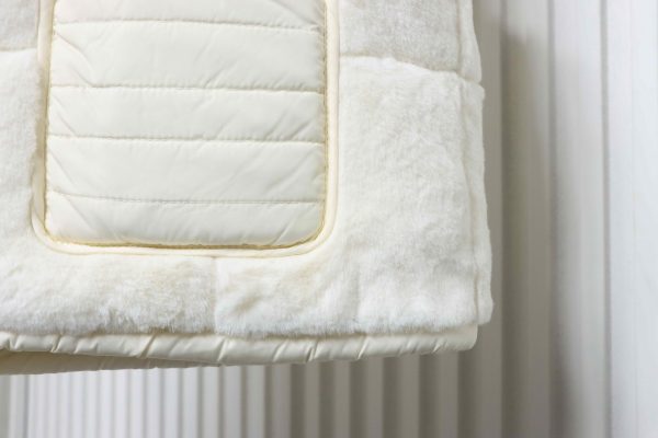 Moncler Velvet Down Vest White