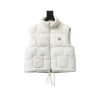 Moncler Velvet Down Vest White