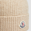 moncler_cashmere___wool_beanie_light_beige_1B6906D347B12 Moncler Cashmere & Wool Beanie Light Beige