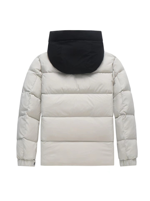 MONCLER Madeira Short Down Jacket White Black (NFC)