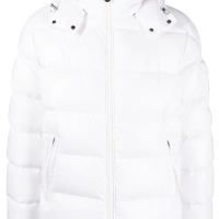 Moncler Maya hooded puffer jacket White Moncler Maya hooded puffer jacket White