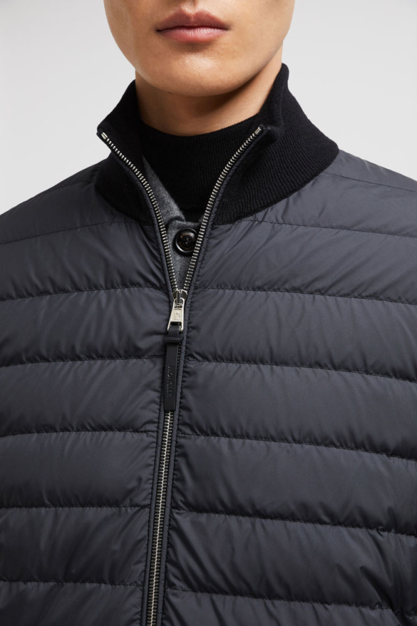 moncler_padded_wool___cashmere_zip_up_cardigan_1B04B566B3419 MONCLER Padded Wool & Cashmere Zip-Up Cardigan