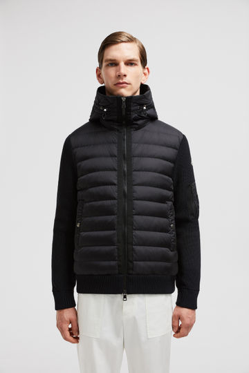 MONCLER Sweaters & Cardigans Padded Wool Hoodie