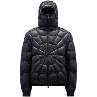Moncler Violier Spider-Man Short Down Jacket Black Moncler Violier Spider-Man Short Down Jacket Black