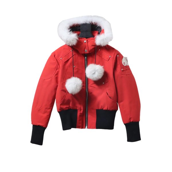Moose  Knuckles  Stirling  Women's down jacket bright red
