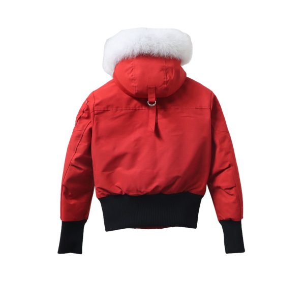 Moose  Knuckles  Stirling  Women's down jacket bright red