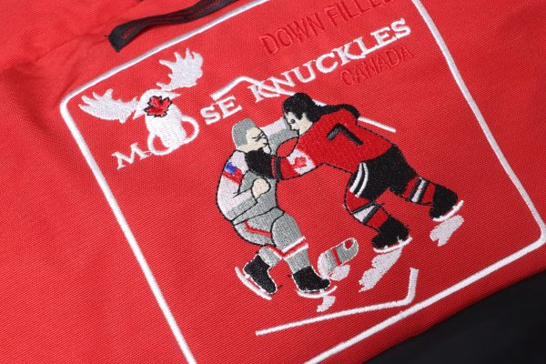 Moose  Knuckles  Stirling  Women's down jacket bright red