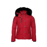 Moose Knuckles 3Q Fur Hood Parka Red Moose Knuckles 3Q Fur Hood Parka Red