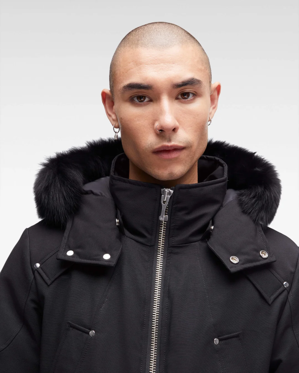 moose_knuckles___ballistic_bomber_fur_1AE03FF498915 Moose Knuckles ORIGINAL 3Q FUR Black/Black