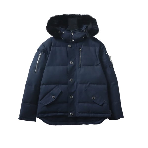 Moose knuckles Men's down jacket Dark blue Moose knuckles Men's down jacket Dark blue