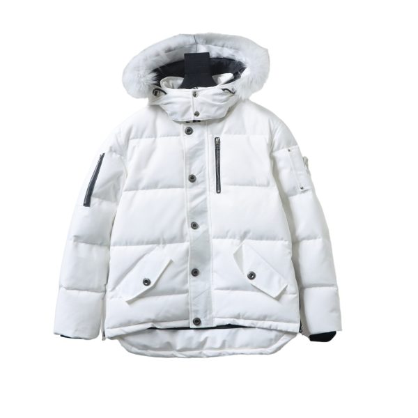 Moose knuckles Men's down jacket White Moose knuckles Men's down jacket White