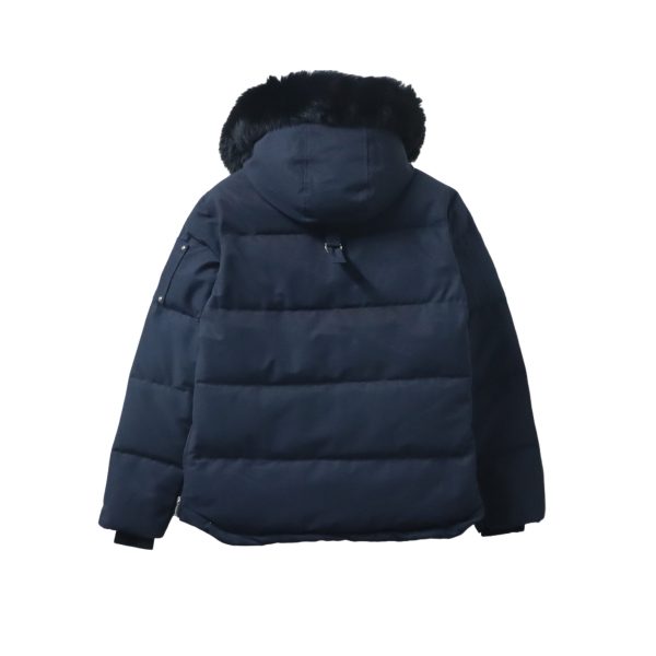 Moose knuckles  Zippered women's down jacket Dark blue