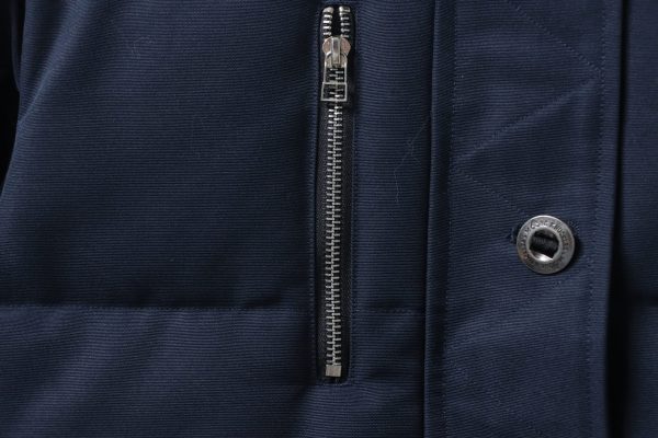 Moose knuckles  Zippered women's down jacket Dark blue