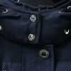 Moose knuckles  Zippered women's down jacket Dark blue