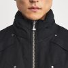 Moose Knuckles Black Down Original Ballistic Bomber Jacket