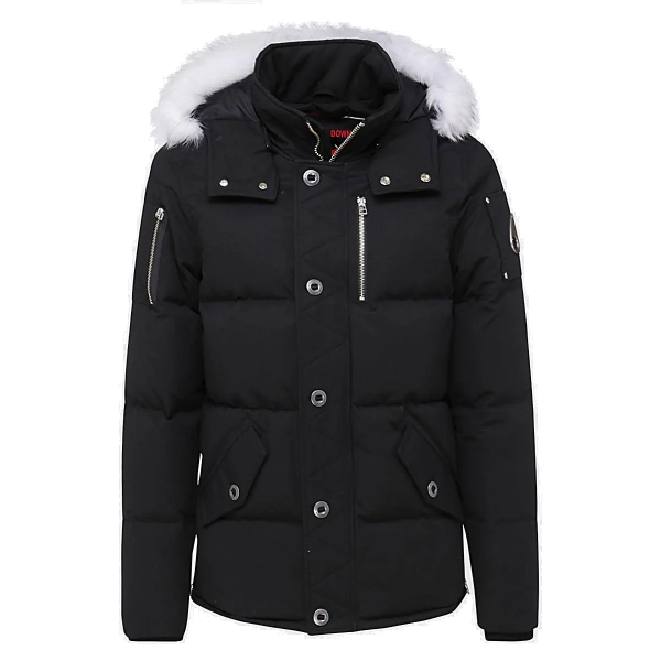 Moose Knuckles ORIGINAL 3Q FUR Black/Whites Moose Knuckles ORIGINAL 3Q FUR Black/Whites