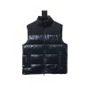Moose knuckless Glossy down vest Black Moose knuckless Glossy down vest Black