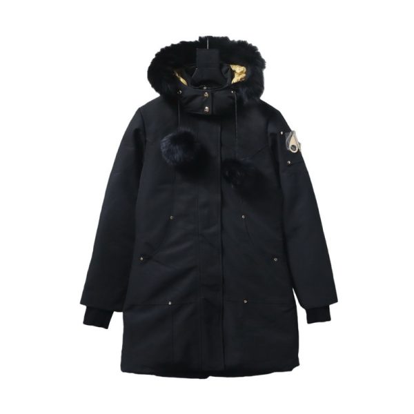 Moose knuckless Gold Scissors Mid-Length Down Jacket Black Moose knuckless Gold Scissors Mid-Length Down Jacket Black