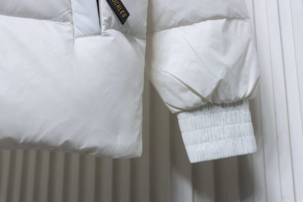 _moose_knuckless__gold_scissors_stand_collar_large_plaid_down_jacket__white_1D22B58B2F21A Moose knuckless Gold Scissors Stand Collar Large Plaid Down Jacket White