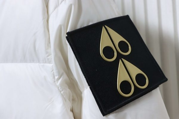 _moose_knuckless__gold_scissors_stand_collar_large_plaid_down_jacket__white_1D22B58E3A715 Moose knuckless Gold Scissors Stand Collar Large Plaid Down Jacket White