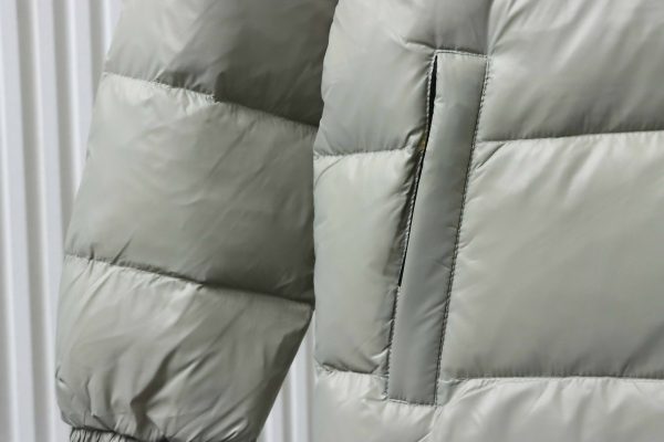 _moose_knuckless__gold_scissors_stand_collar_large_plaid_down_jacket_grey_1D22B6EF7BE13 Moose knuckless Gold Scissors Stand Collar Large Plaid Down Jacket Grey