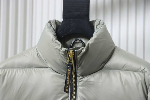 _moose_knuckless__gold_scissors_stand_collar_large_plaid_down_jacket_grey_1D22B6F3ED417 Moose knuckless Gold Scissors Stand Collar Large Plaid Down Jacket Grey