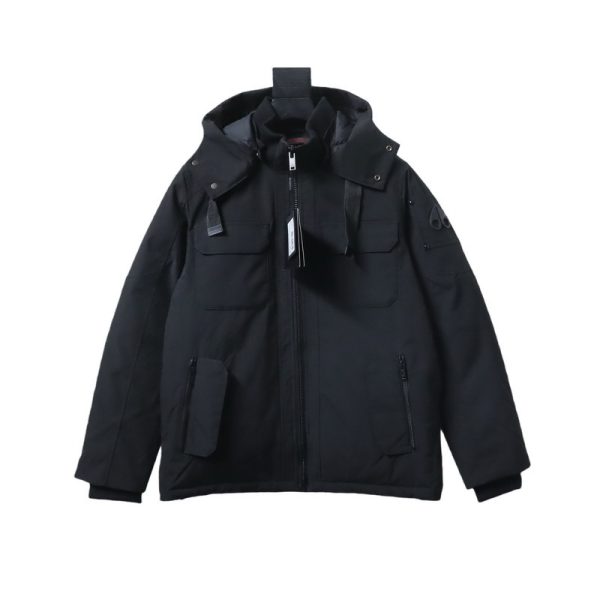 Moose knuckless Multi-pocket down jacket Black Moose knuckless Multi-pocket down jacket Black