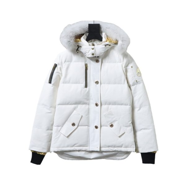 Moose knuckless Women's Gold Scissors Down Jacket White Moose knuckless Women's Gold Scissors Down Jacket White