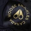 Moose knuckless  Golden Scissors Double Zipper Down Jacket  Black