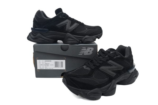 New Balance 9060 'Triple Black Suede' U9060BPM