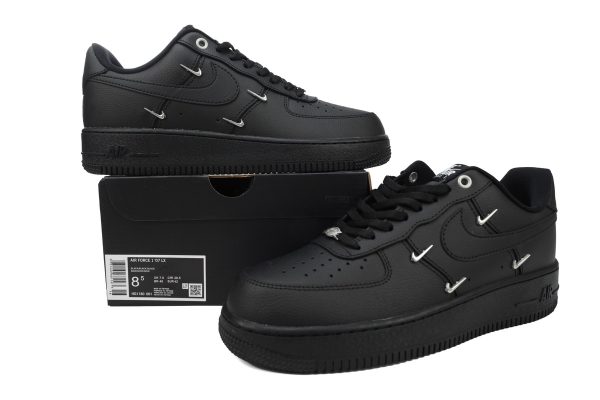 nike_air_force_1_low_black_silver_mini_swoosh_hq1180_001_1AE94F02DD510 Nike Air Force 1 Low Black Silver Mini Swoosh HQ1180-001