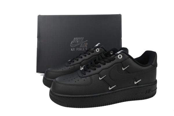 nike_air_force_1_low_black_silver_mini_swoosh_hq1180_001_1AE94F0352216 Nike Air Force 1 Low Black Silver Mini Swoosh HQ1180-001