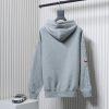 NIKE x SUPREME Nike SUP joint arm embroidery hooded sweatshirt hoodie gray