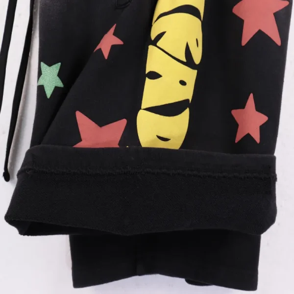 Palm Angels 'Paradise' Cotton T-shirt & Shorts Set Black