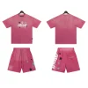 Palm Angels 'Paradise' Cotton T-shirt & Shorts Set Pin