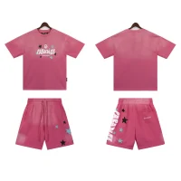 Palm Angels 'Paradise' Cotton T-shirt & Shorts Set Pin