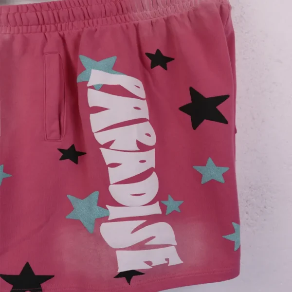 Palm Angels 'Paradise' Cotton T-shirt & Shorts Set Pin