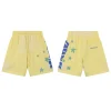 Palm Angels 'Paradise' Cotton T-shirt & Shorts Set Yellow