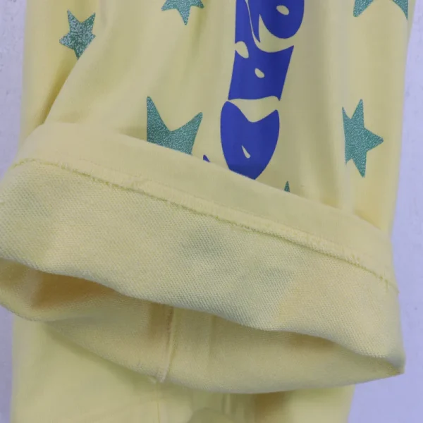 Palm Angels 'Paradise' Cotton T-shirt & Shorts Set Yellow