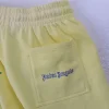 Palm Angels 'Paradise' Cotton T-shirt & Shorts Set Yellow