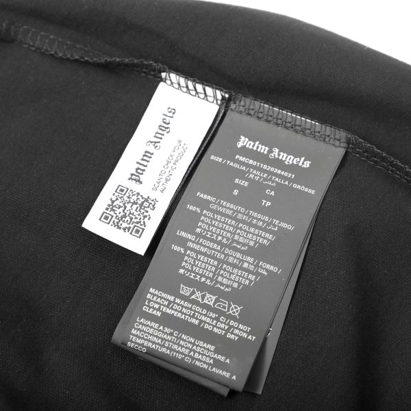 Palm Angels Oversize glittered logo cotton t-shirt