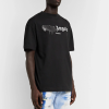 Palm Angels Paris Sprayed Logo T-Shirt 'Black/Black'